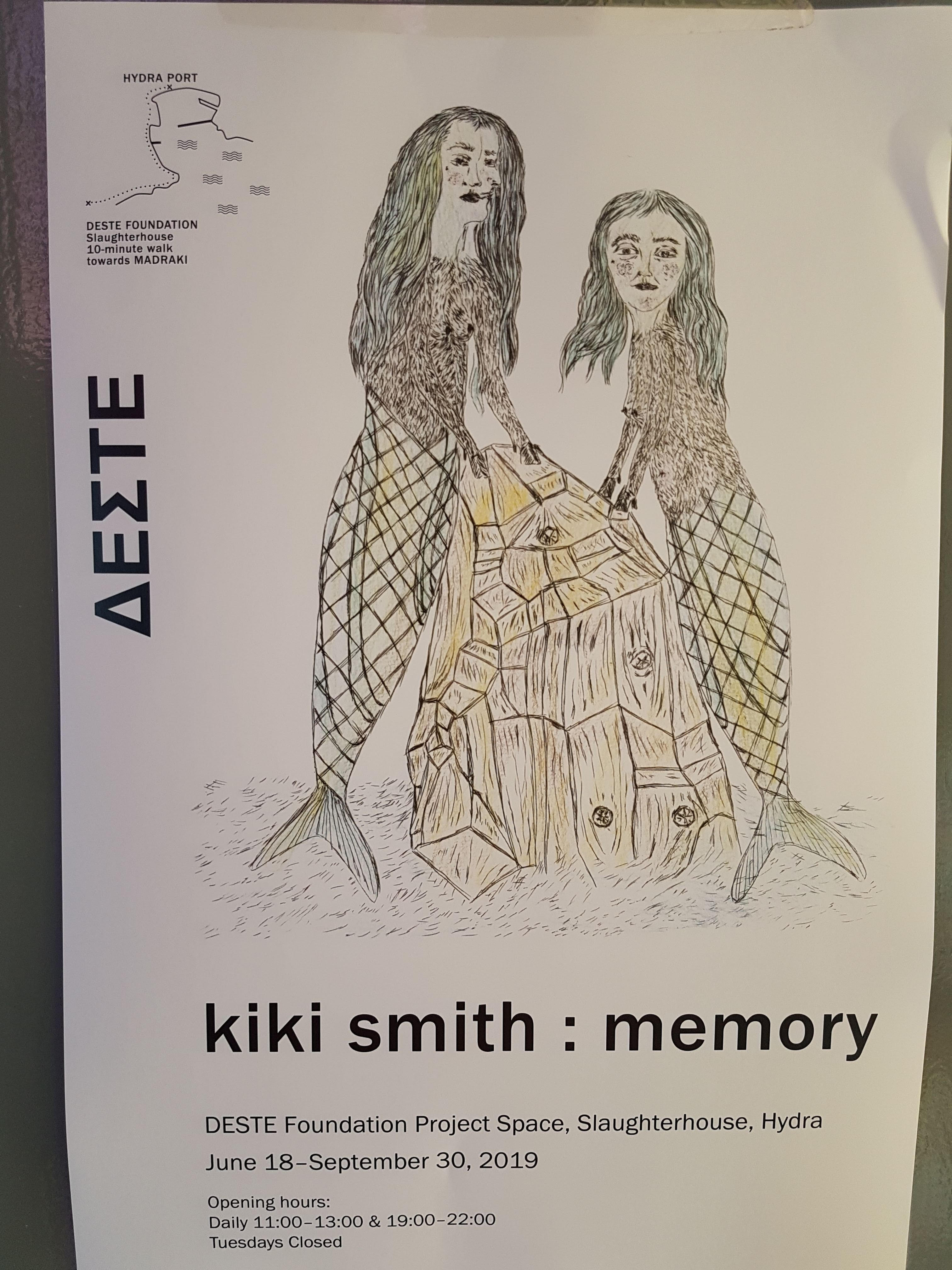 Read more about the article Χρ. Δ. Αντωνίου:  Η Kiki Smith στην Ύδρα.   