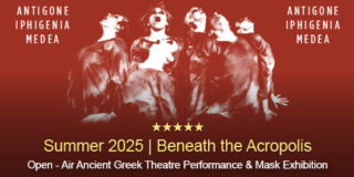 Κωνσταντίνος Μπούρας: «SIX WOMEN IN GREEK TRAGEDY|SUMMER 2025 || Open-Air Ancient Greek Theatre Performance & Mask Exhibition» («ΕΞΙ ΓΥΝΑΙΚΕΣ ΣΤΗΝ ΕΛΛΗΝΙΚΗ ΤΡΑΓΩΔΙΑ – Υπαίθρια Παράσταση Αρχαίου Ελληνικού Θεάτρου & Έκθεση Μάσκας»).