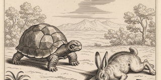 Παυλίνα Παμπούδη: Ο Λαγός και η Χελώνα. Ο Μανώλης Γιούργος και η Γεωργία Δεληγιαννοπούλου διαβάζουν τον (κατά την Παυλίνα Παμπούδη) μύθο του Αισώπου “Ο ΛΑΓΟΣ ΚΑΙ Η ΧΕΛΩΝΑ” . Από την ανέκδοτη (ακόμα) συλλογή  “Ο Αίσωπος αλλιώς”.